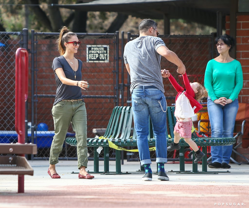 Jessica Alba's Family Park Date January 2014 | Pictures