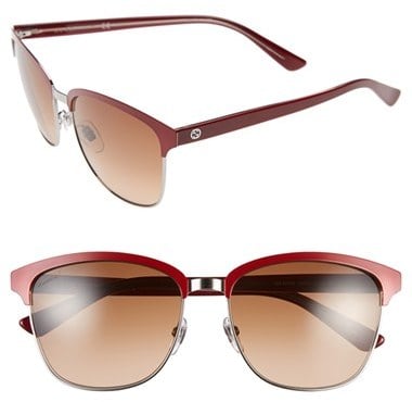Gucci 57mm Retro Sunglasses ($375)