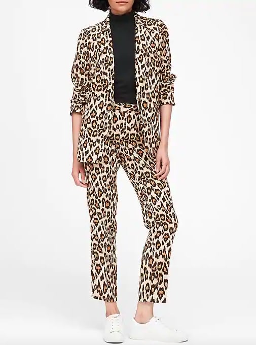 Petite Leopard Soft Blazer