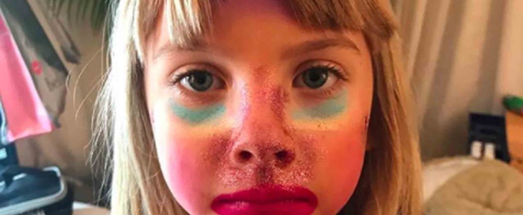 Pink's Daughter Wears Unicorn Makeup