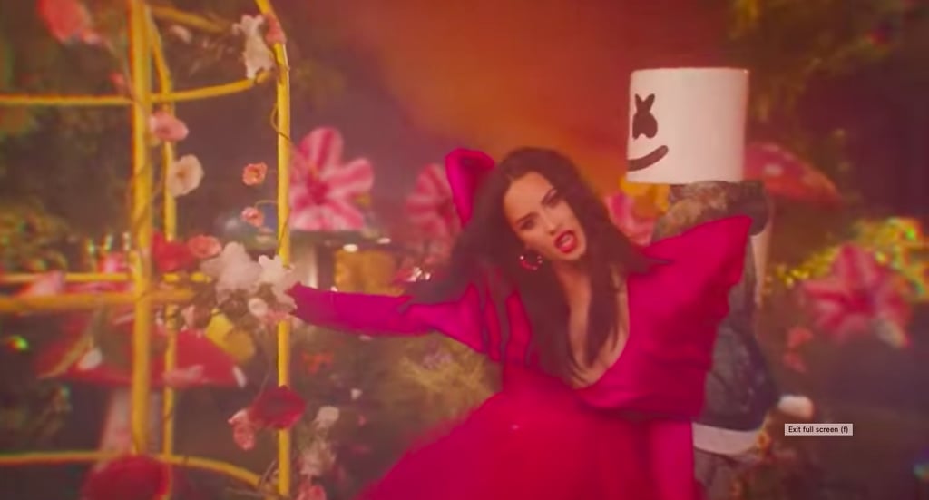 Demi Lovato's Pink Dress in It's OK Not to Be OK Music Video
