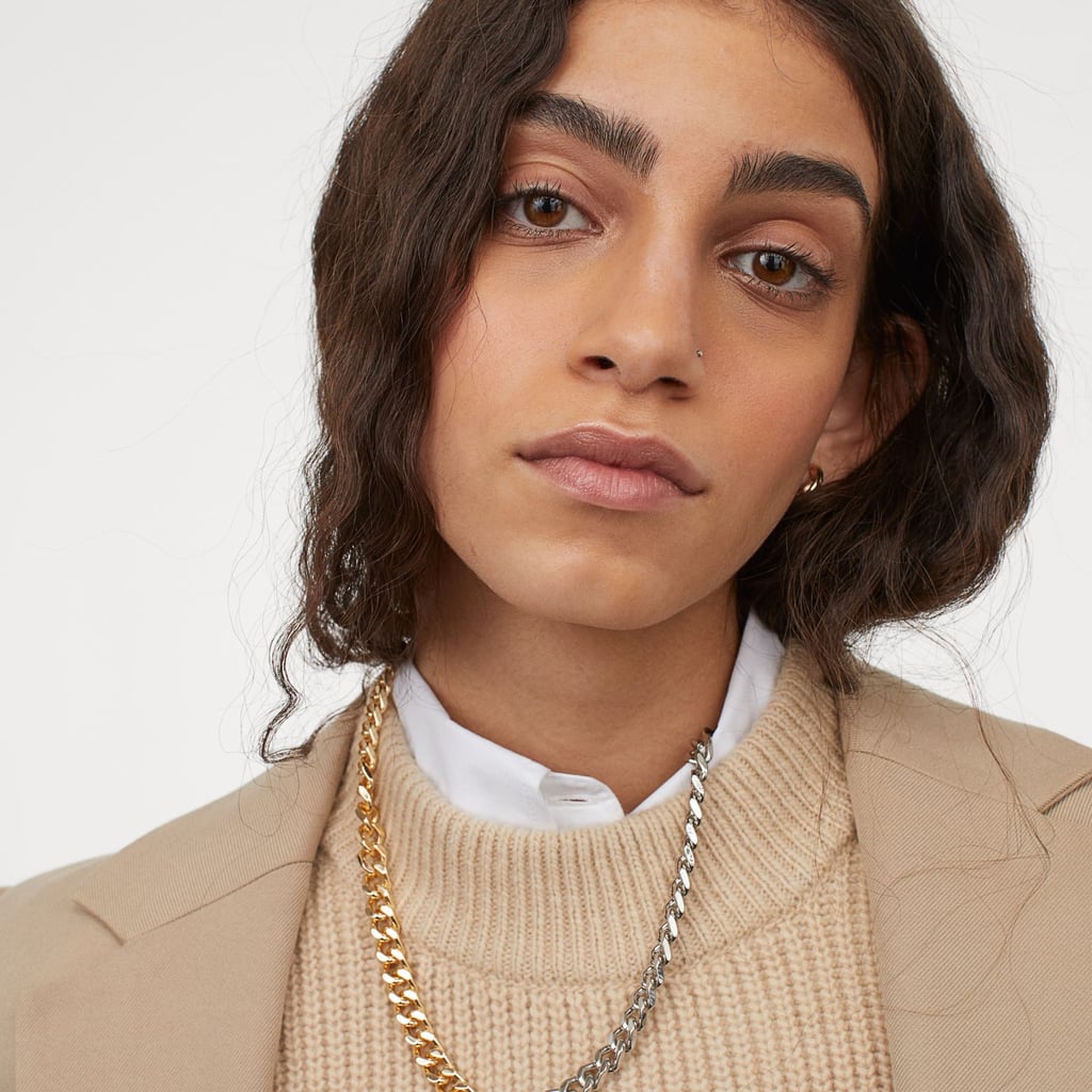 Twisted Pearl Chain Necklace 