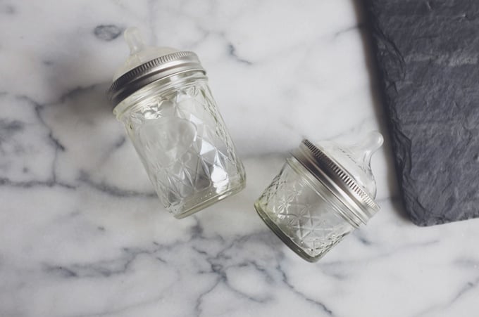 Mason jar 2024 baby bottle