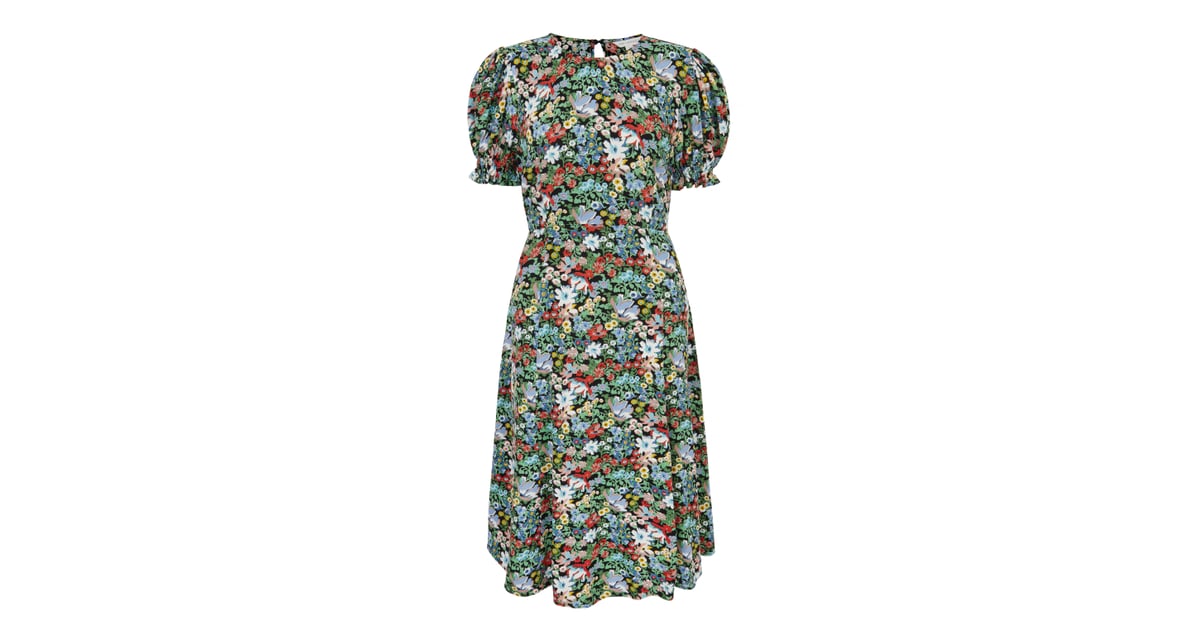 M&S X Ghost Floral Puff Sleeve Midi Tea Dress | M&S and Ghost Launch ...