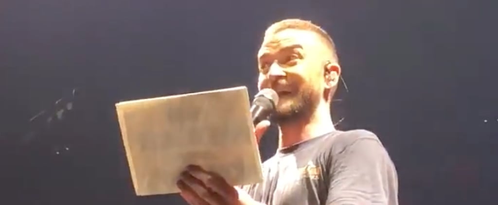 Justin Timberlake Announces Pregnancy For Fan at Concert