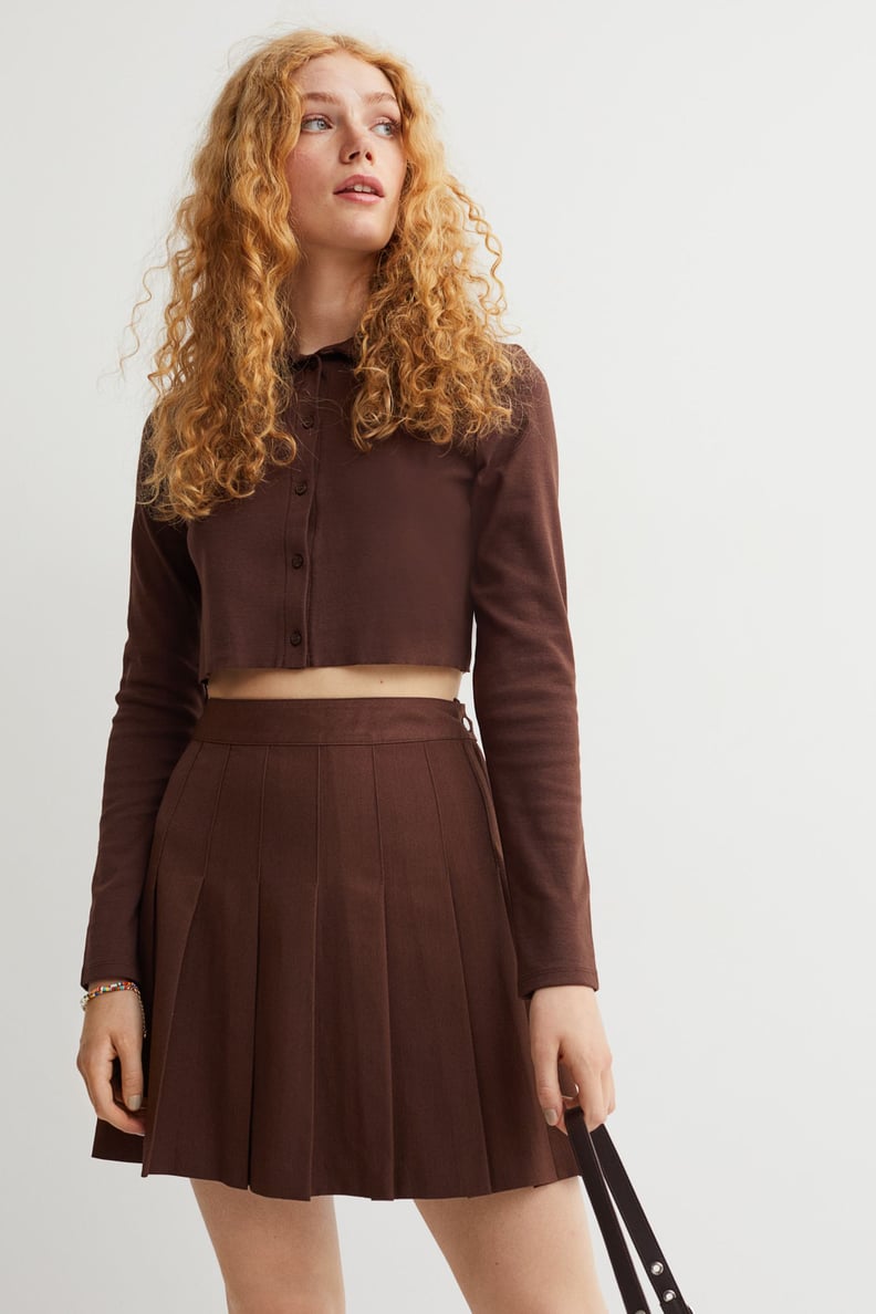 For Maximum Coolness: Short Pleated Skirt