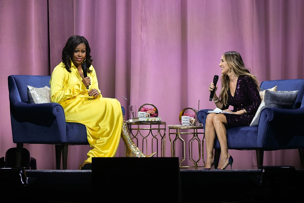 Michelle Obama Balenciaga Boots December 2018