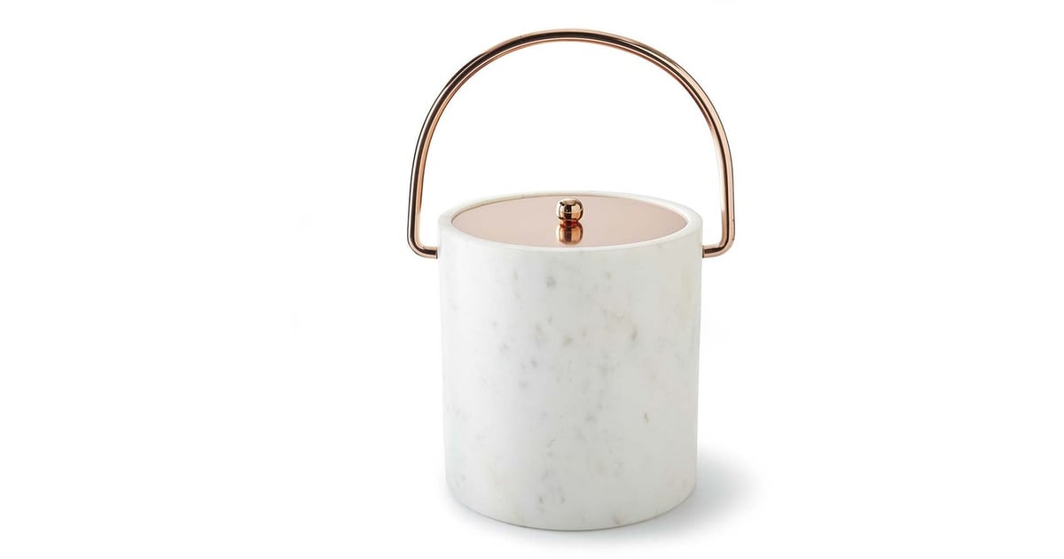 Marble & Copper Ice Bucket (100) Marble Kitchen Accessories