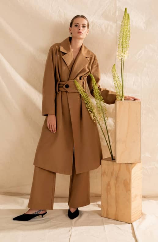 Chriselle lim wren trench dress top