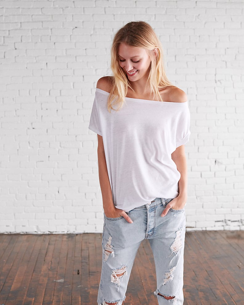 Express Off the Shoulder London Tee