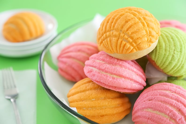 Colorful Mexican Sweet Buns