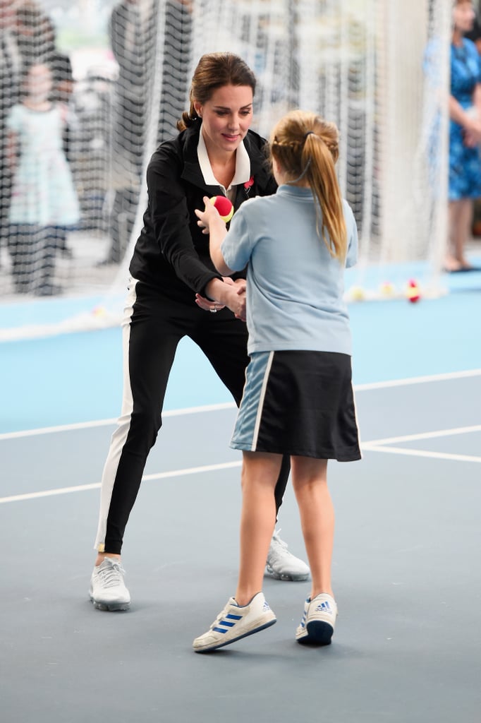 Kate Middleton Playing Tennis in London October 2017