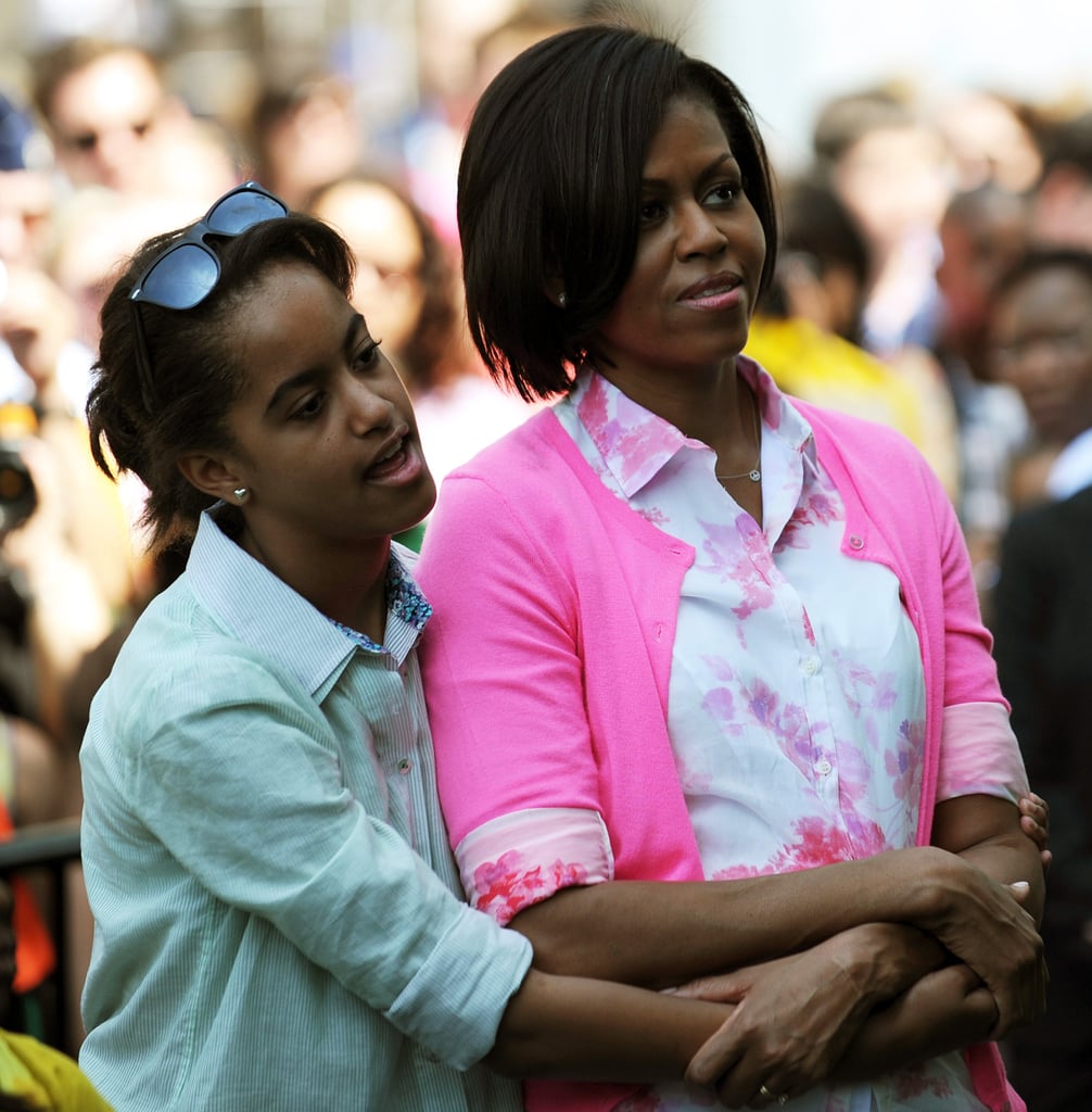 Michelle Obama Cute Pictures With Malia and Sasha