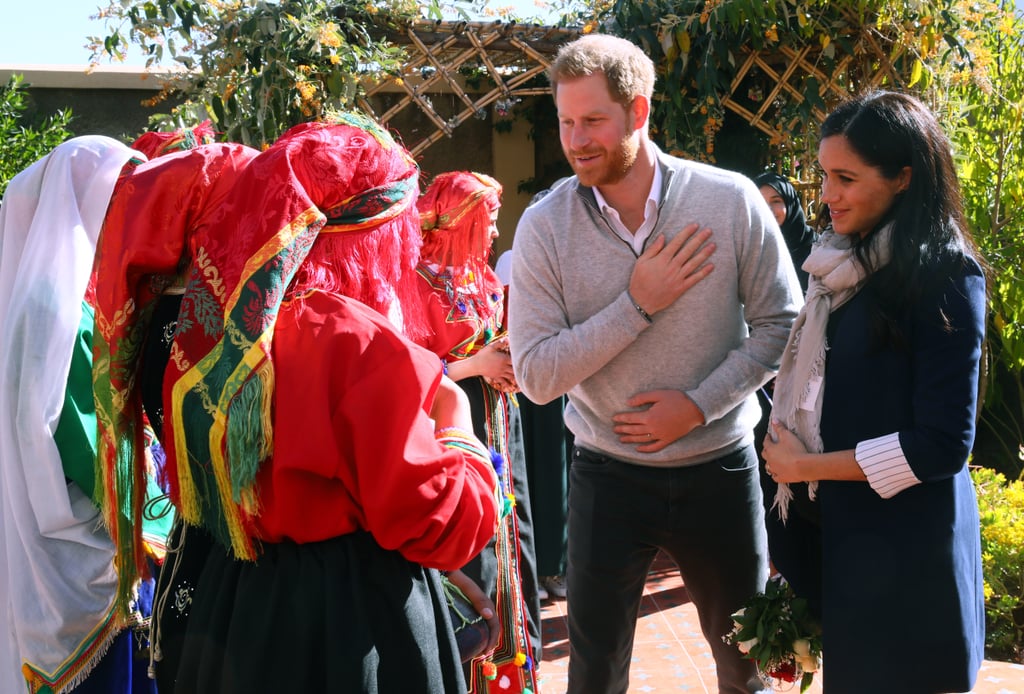 Prince Harry Meghan Markle Visit School on Morocco Tour 2019