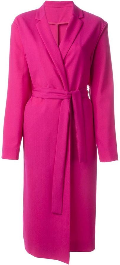 MSGM long robe coat ($527)