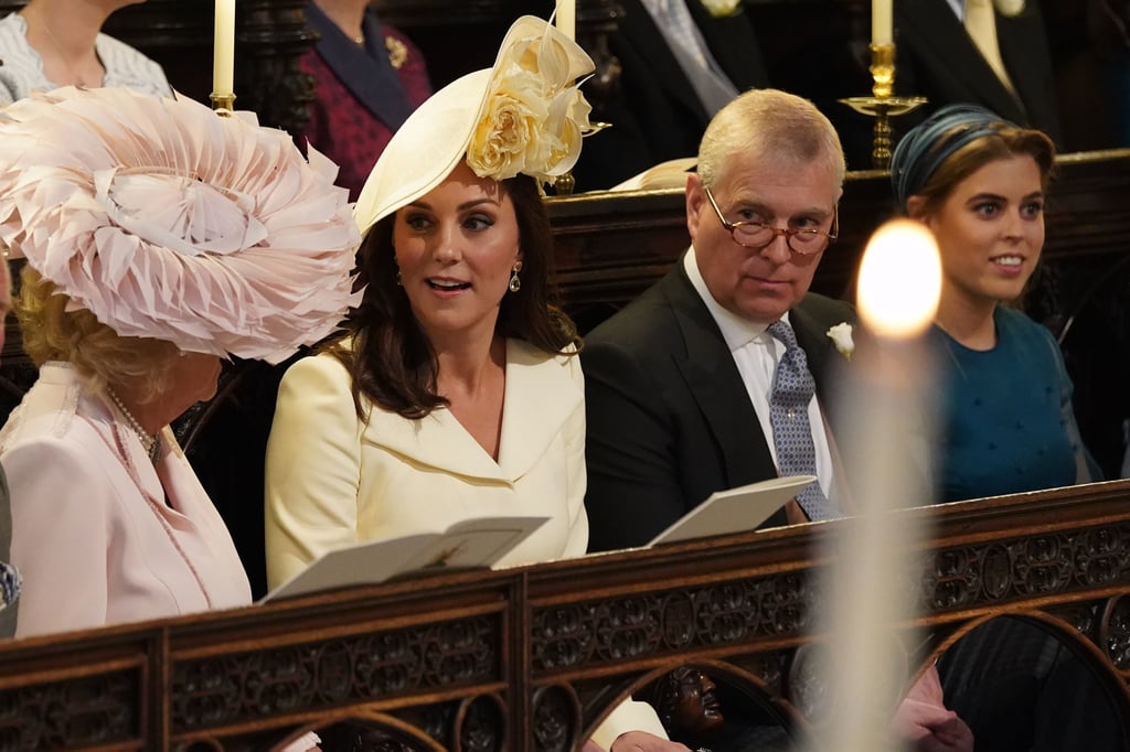 Camilla, Duchess of Cornwall, Kate Middleton, Prince Andrew, and Princess Beatrice