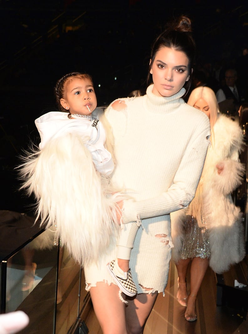 North West at the Yeezy Season 3 Show, February 2016