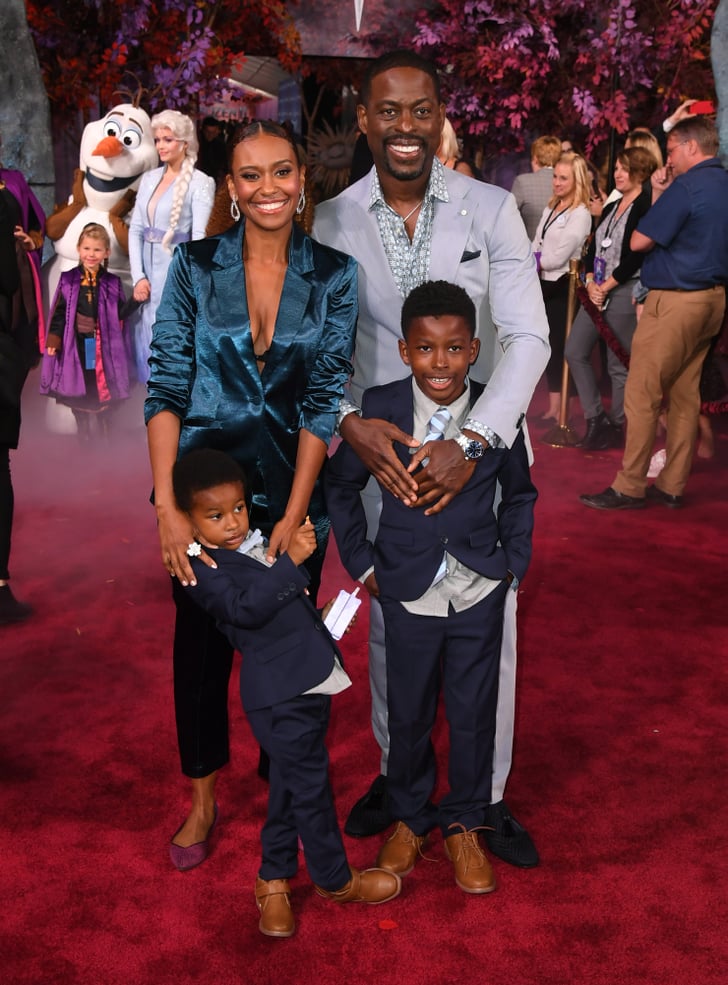 Sterling K. Brown and His Family at Frozen 2 Premiere Sterling K
