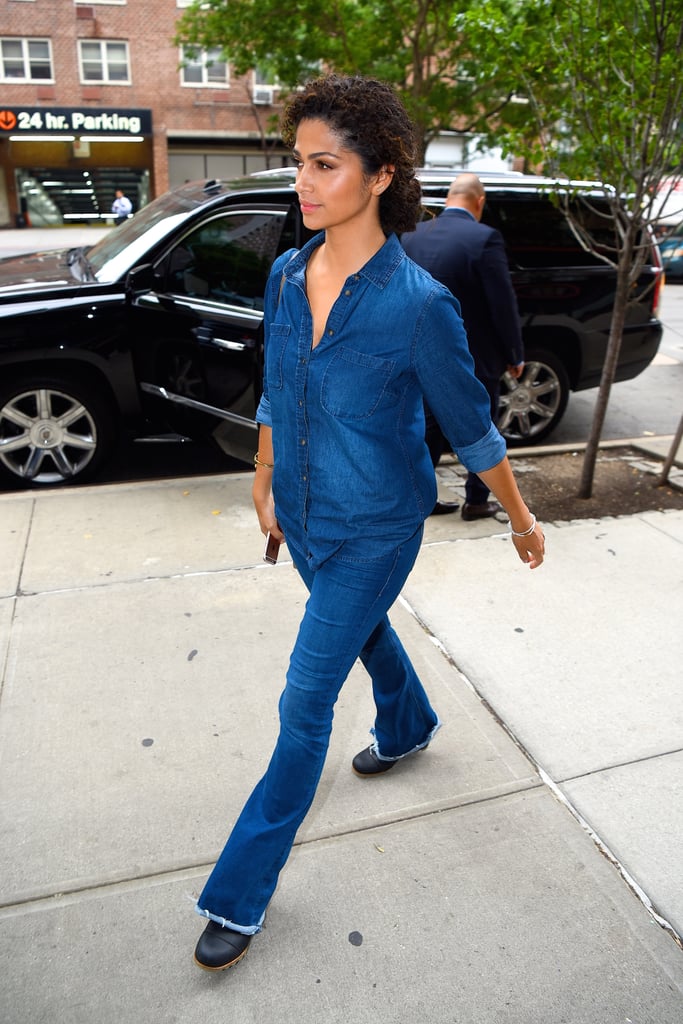 Camila Alves Wearing Denim on Denim June 2016