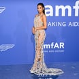 Shay Mitchell's Cannes Naked Dress Is Made Up of Sparkly Rope