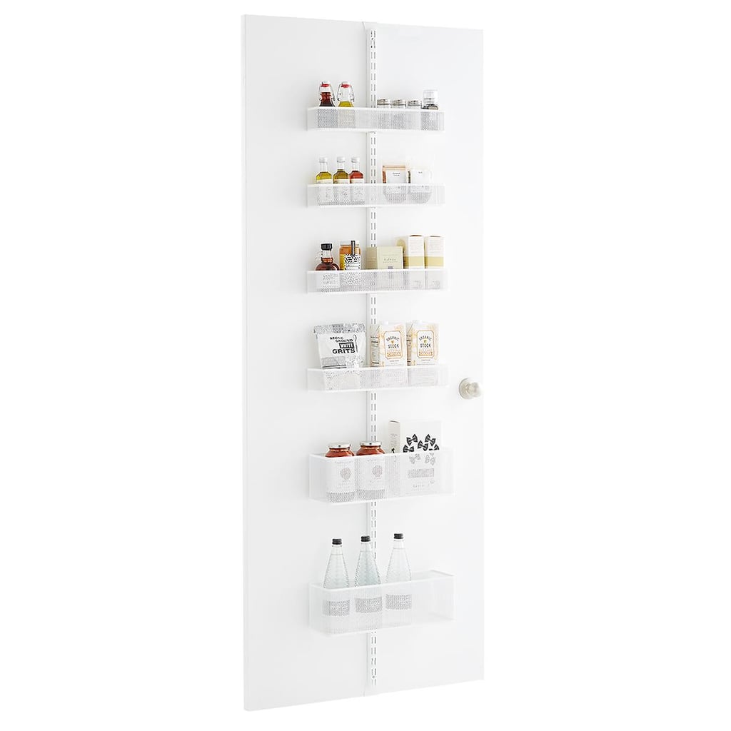 Elfa White 80" Door & Wall Rack