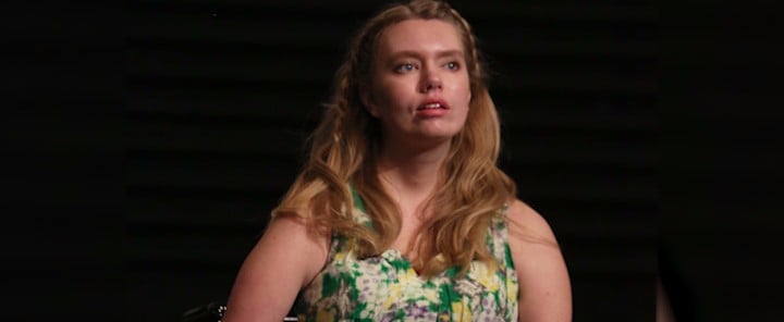Actress in a Wheelchair on Broadway