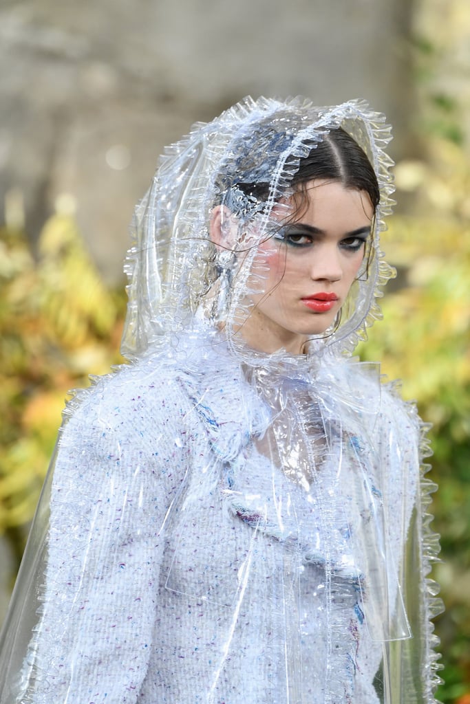 Some Models Wore Plastic Raincoats | Chanel Shoes and Bags Spring 2018 ...