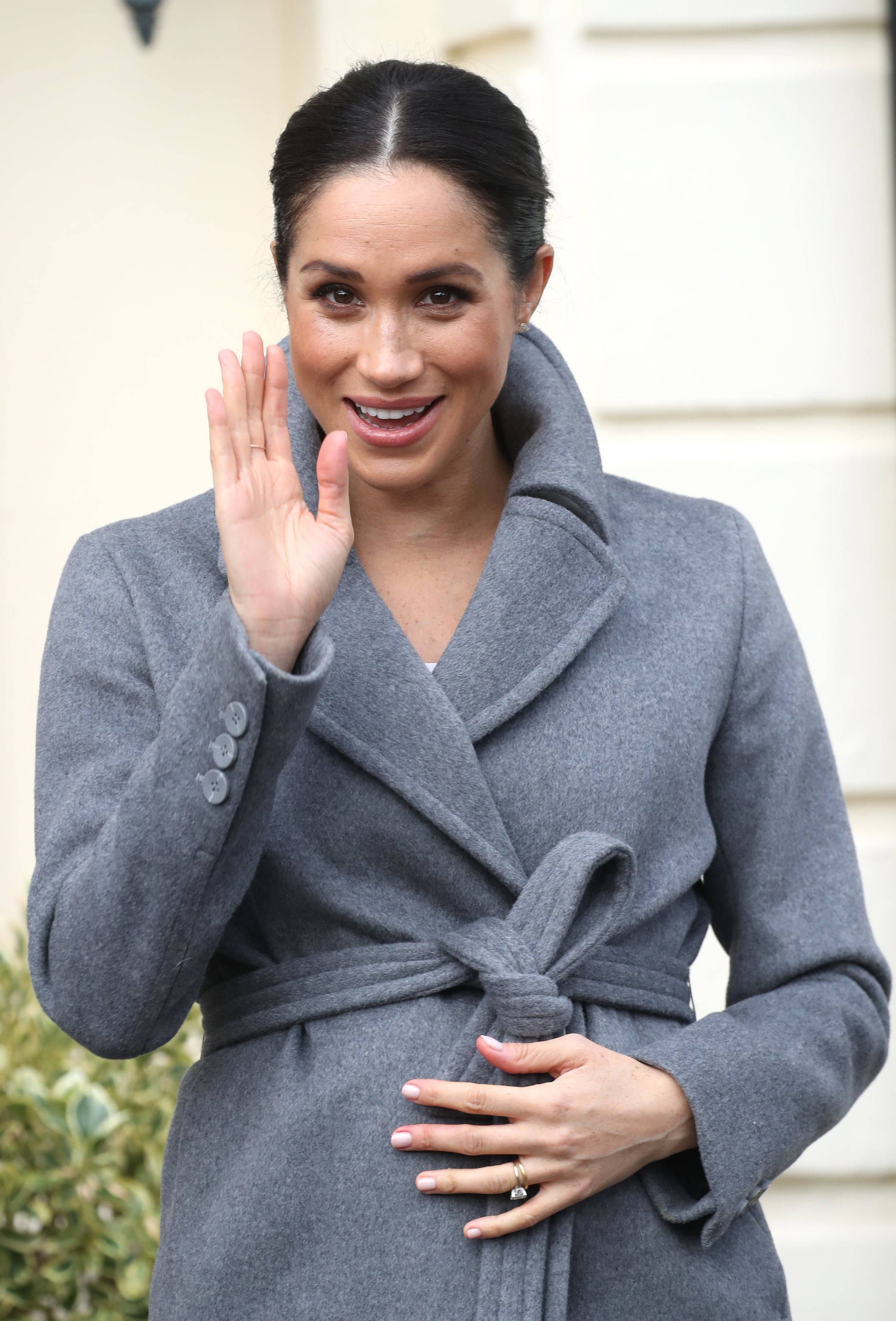 Meghan markle outlet grey coat