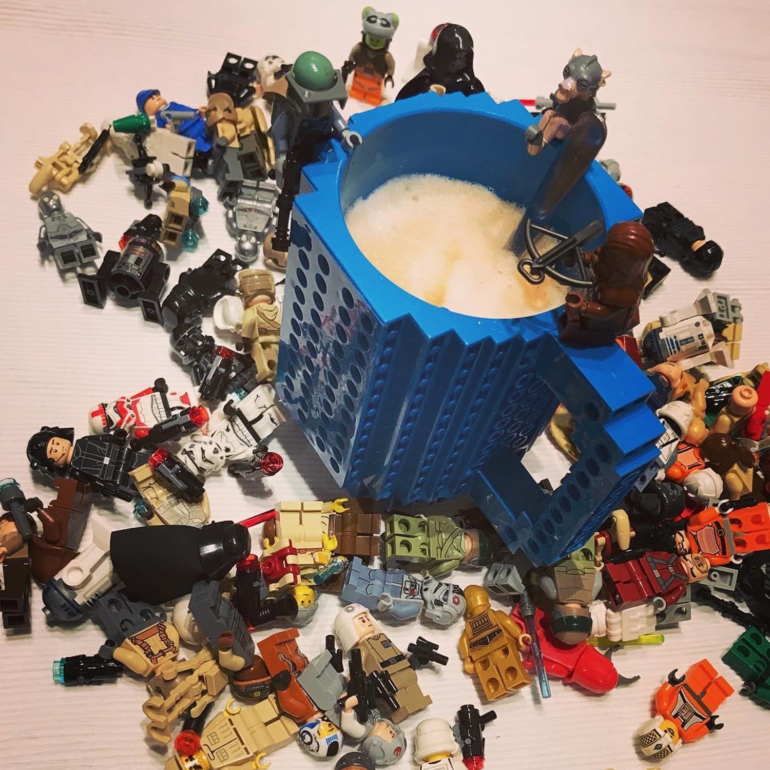 Lego cook & robot misunderstanding Coffee Mug