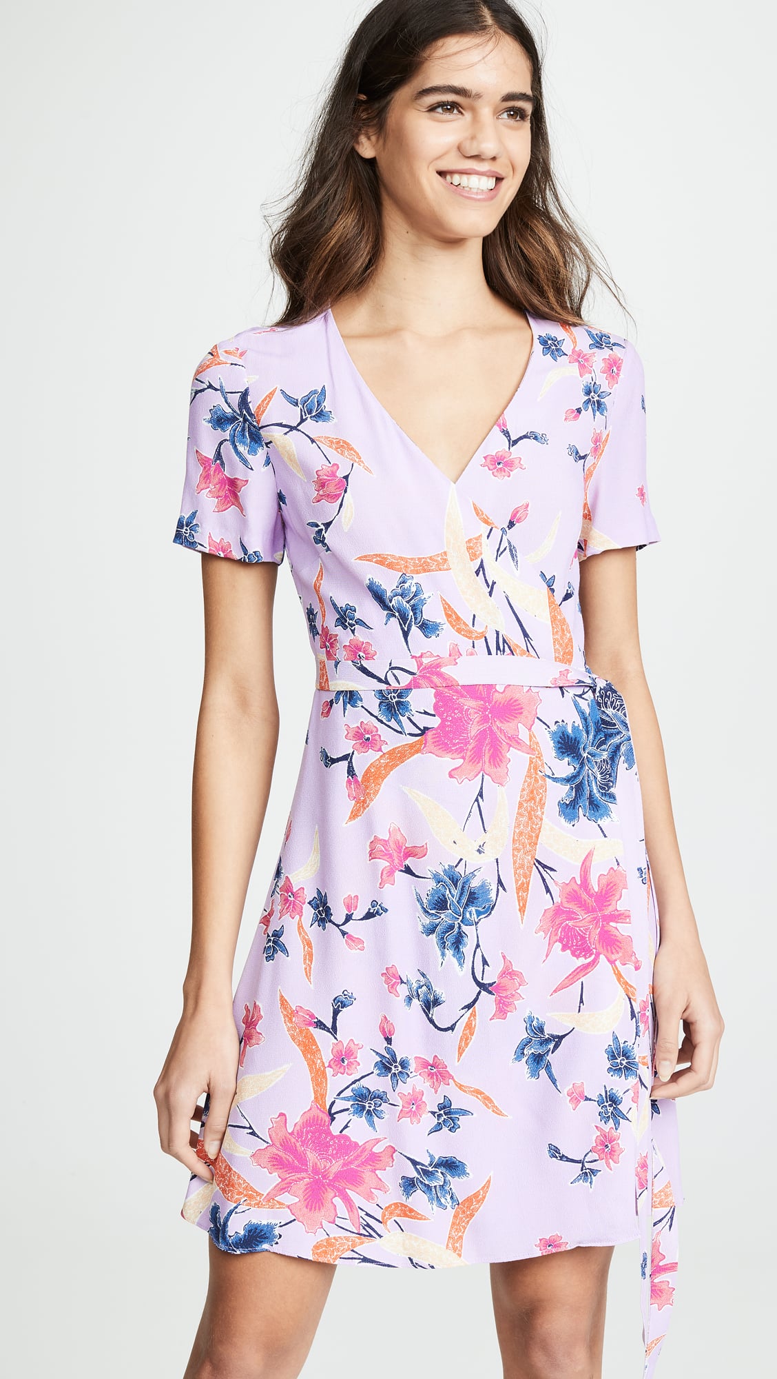 Savilla mini wrap dress outlet
