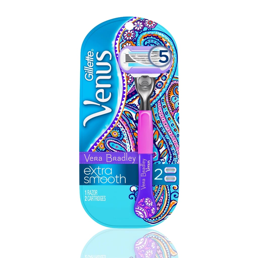 Vera Bradley And Venus Designer Womens Razor Handle And 2 Razor Blade 