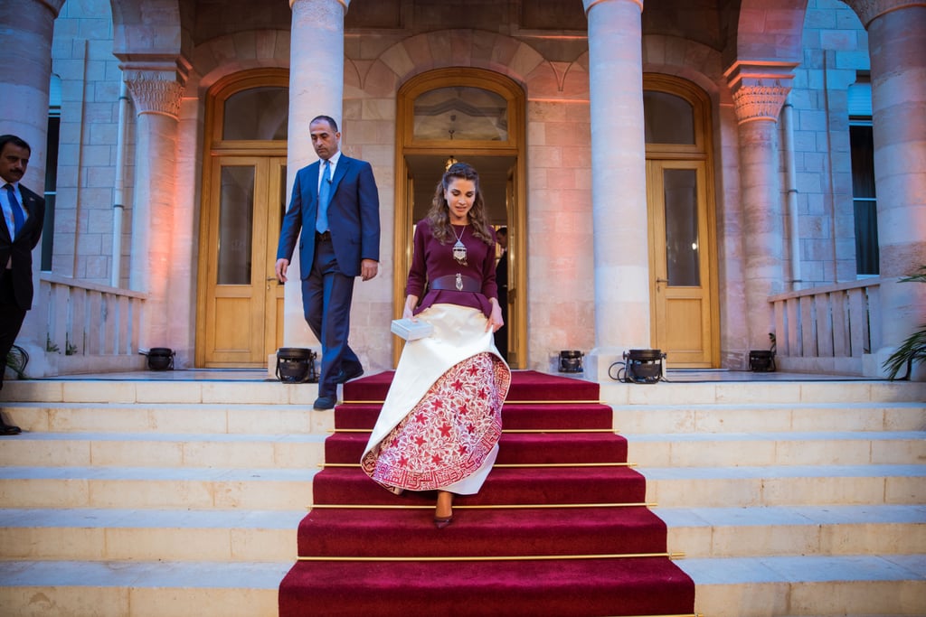 Queen Rania's Independence Day Dress 2016