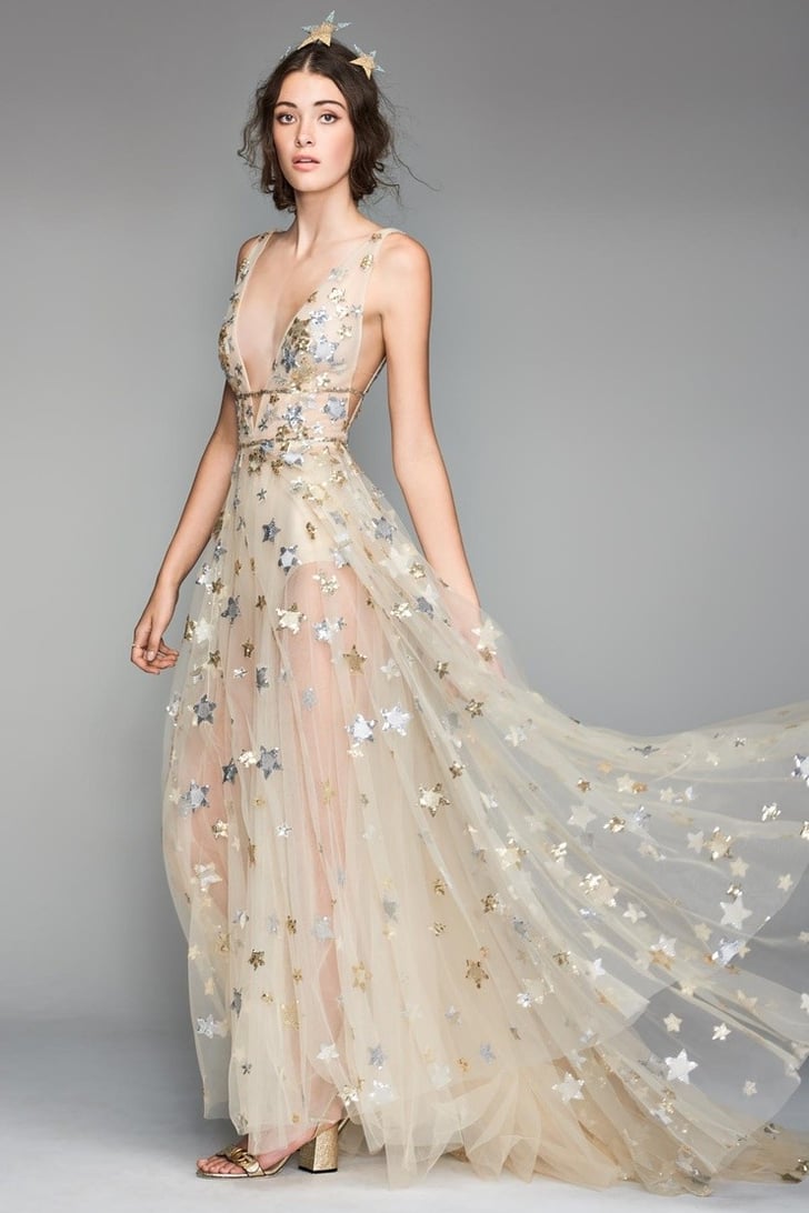 light gold wedding dress