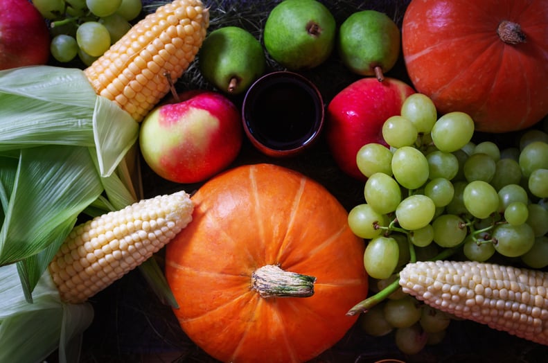 Holiday Zoom Background: Kwanzaa Fruit Bowl