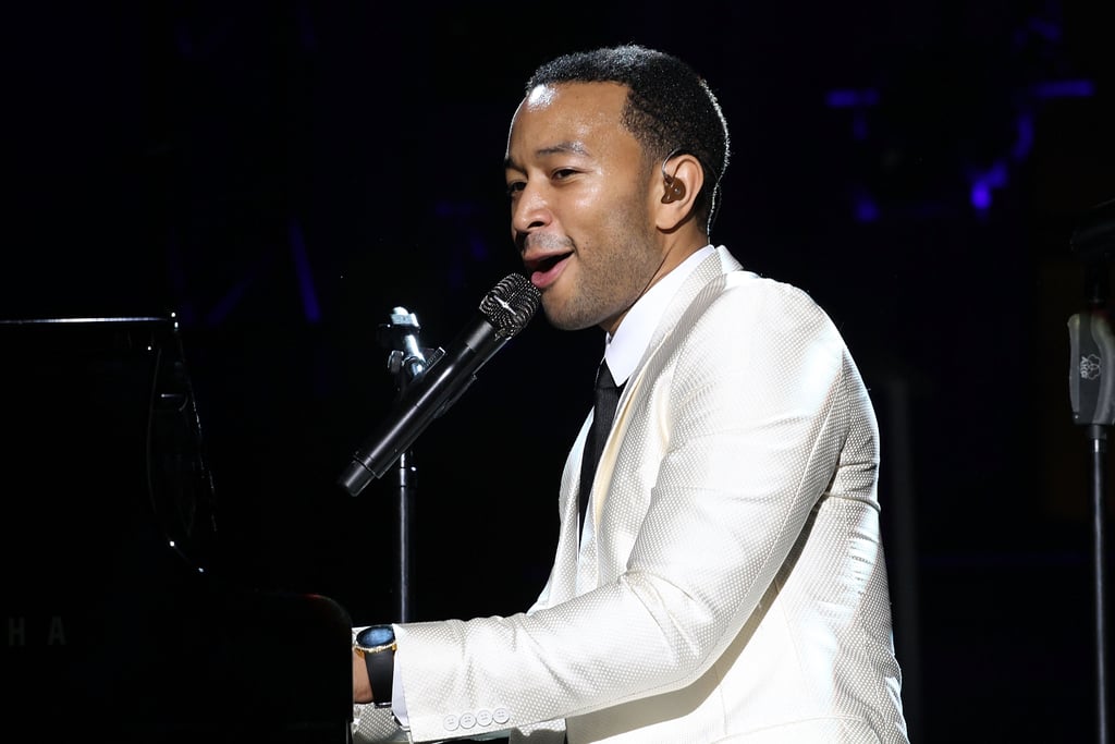 John Legend performed at the Shape and Men's Fitness party.