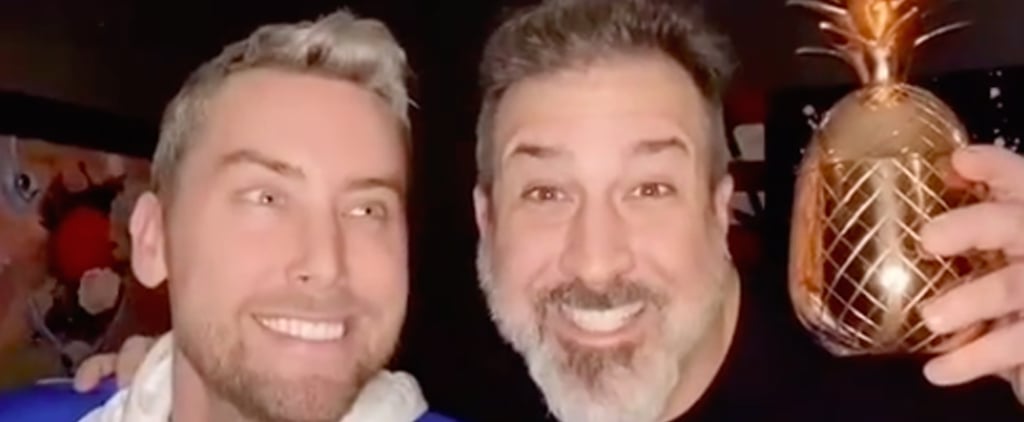 Watch Lance Bass and Joey Fatone Re-Create '90s NSYNC Photo