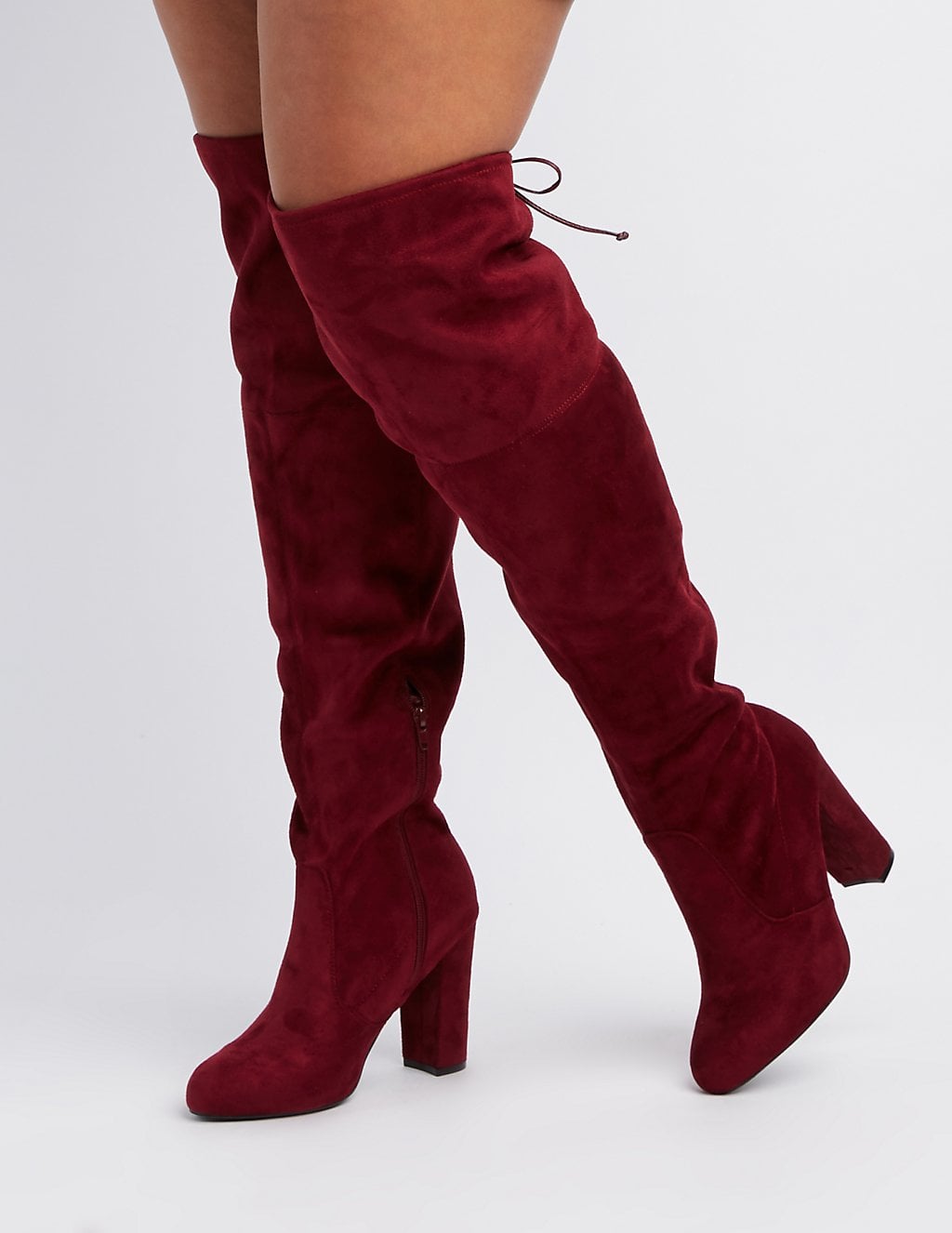 charlotte russe high boots