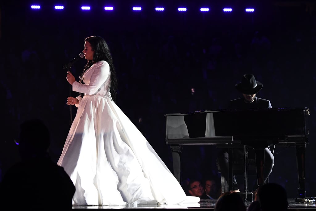 Demi Lovato's Christian Siriano Grammys Performance Gown POPSUGAR