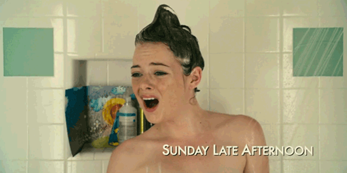 How to Have the Best Shower Ever, Part Two Emma Stone GIFs POPSUGAR