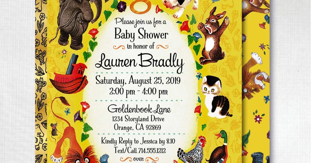 Unique Baby Shower Invitations POPSUGAR Family