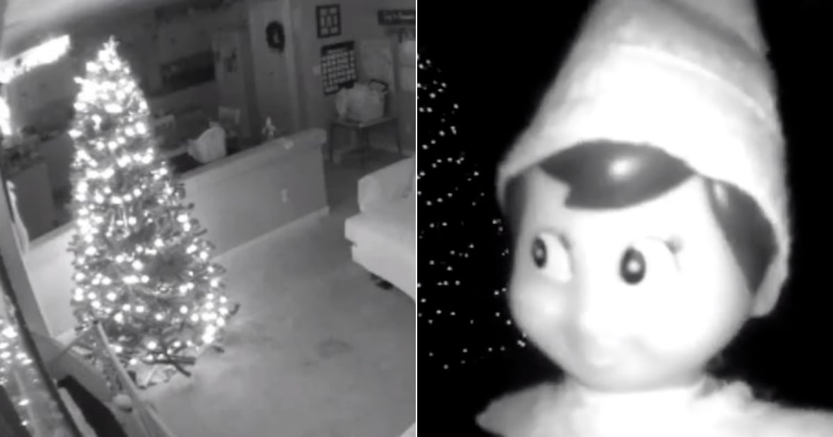 Video Elf on the Shelf Caught on Security Camera POPSUGAR Family