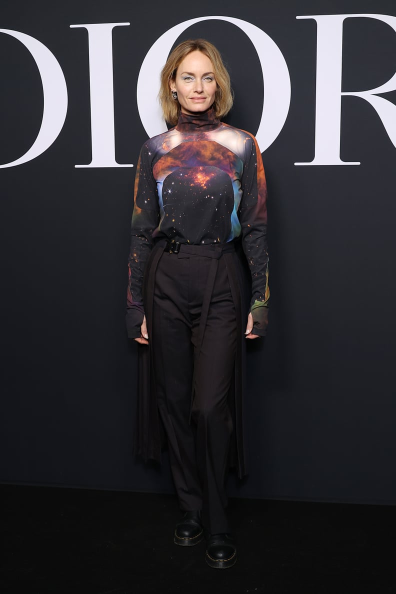 Amber Valletta at the Dior Homme Menswear Fall 2023 Show
