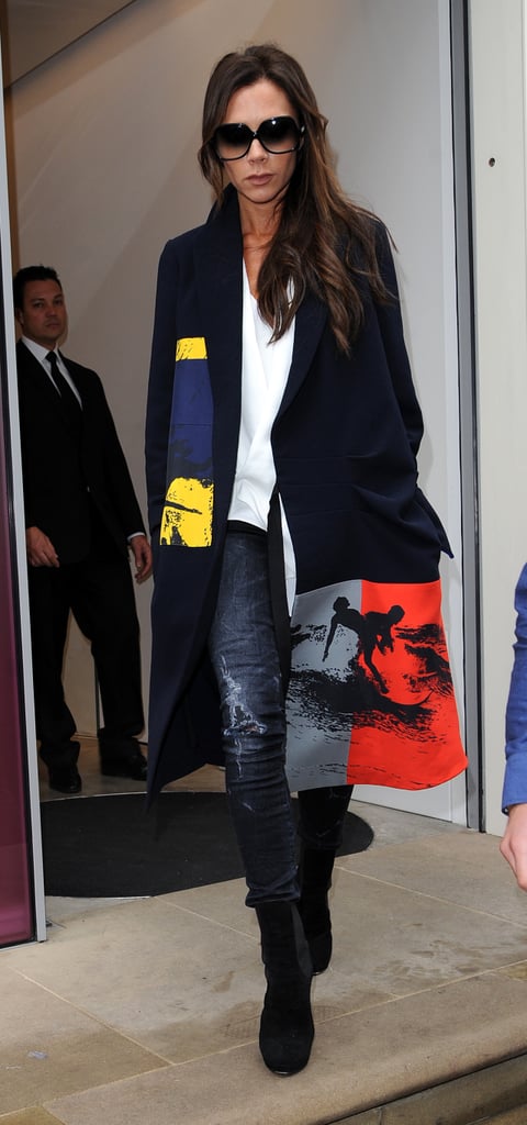 Victoria Wearing Her Spring 2016 Collection