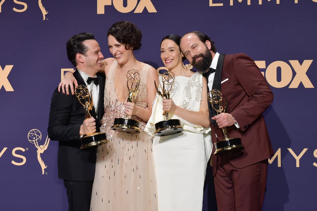Andrew Scott, Phoebe Waller-Bridge, Sian Clifford, and Brett Gelman at the 2019 Emmys