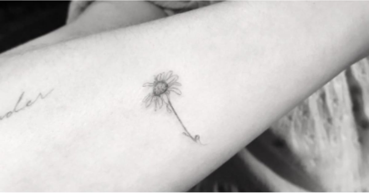 Dakota Johnson's Flower Tattoo POPSUGAR Beauty