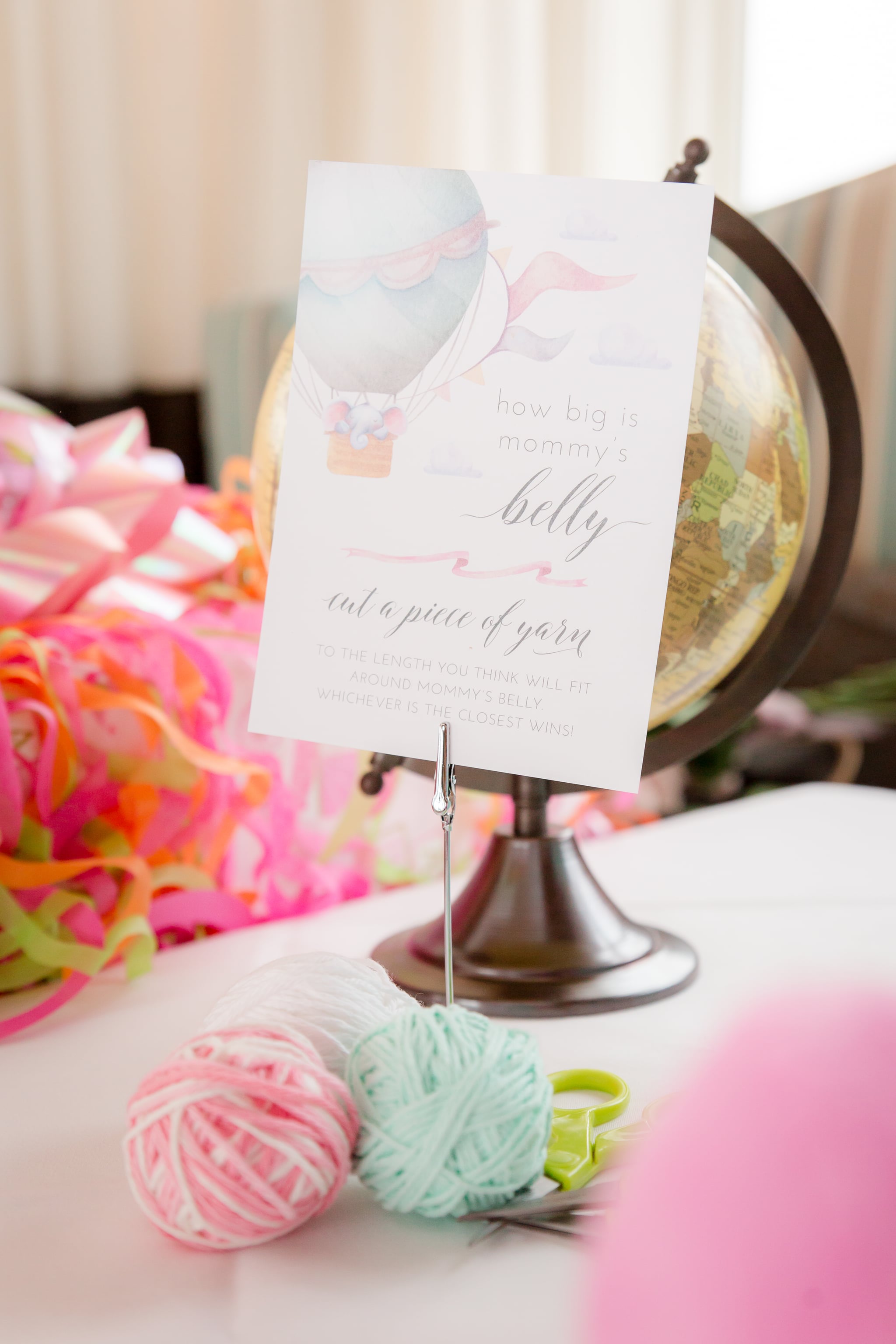 travel themed baby shower centerpieces