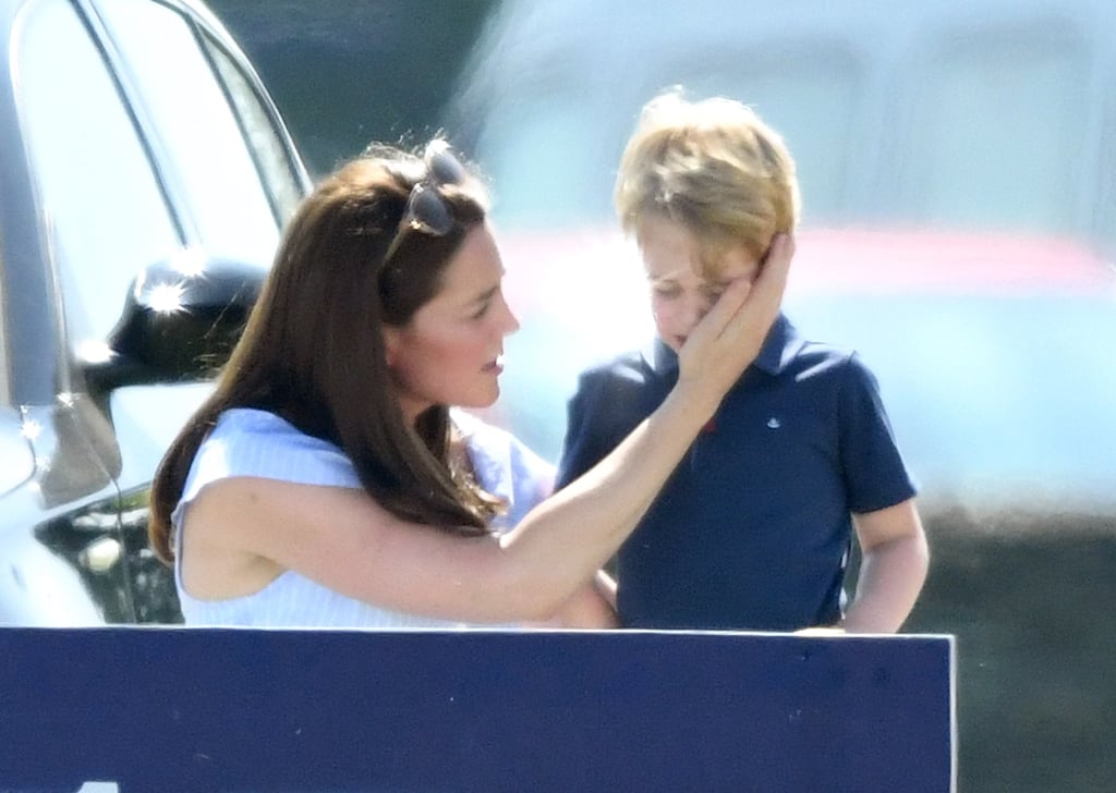 Kate Middleton Blue Dress at Polo Match 2018