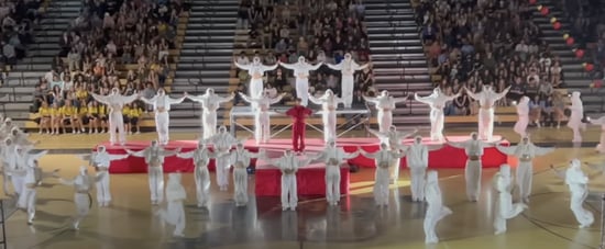 High School Dance Team Performs Rihanna's Super Bowl Routine