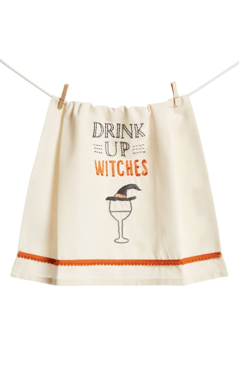 Primitives by Kathy Drink Up Witches Dish Towel