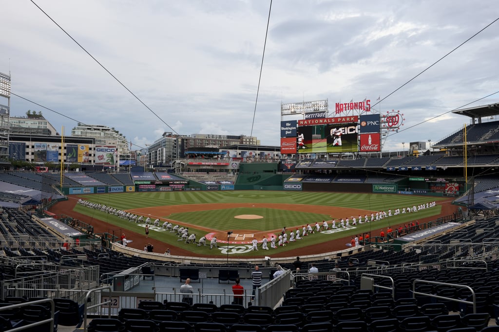 See MLB Players Kneel For Racial Justice on Opening Day